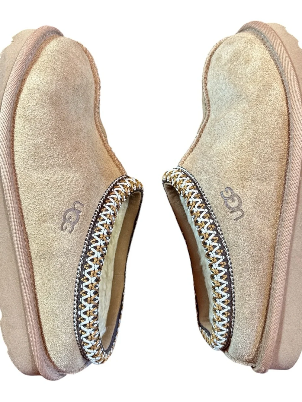 UGG Kids 1143776K TAZZ Slippers Unisex Shoes Size 3 Sand Tan